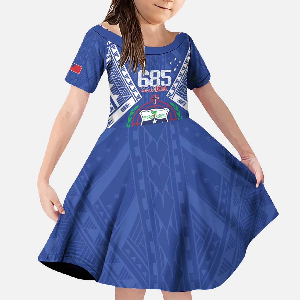 Personalised Samoa 685 Family Matching Tank Maxi Dress and Hawaiian Shirt Samoan Pride Coat Of Arms - Polynesian Pride