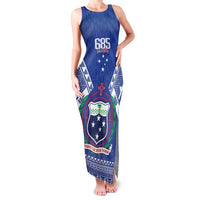Personalised Samoa 685 Family Matching Tank Maxi Dress and Hawaiian Shirt Samoan Pride Coat Of Arms - Polynesian Pride