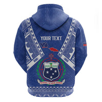 Personalised Samoa 685 Hoodie Samoan Pride Coat Of Arms - Polynesian Pride