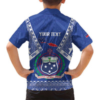 Personalised Samoa 685 Kid Hawaiian Shirt Samoan Pride Coat Of Arms LT14 - Polynesian Pride