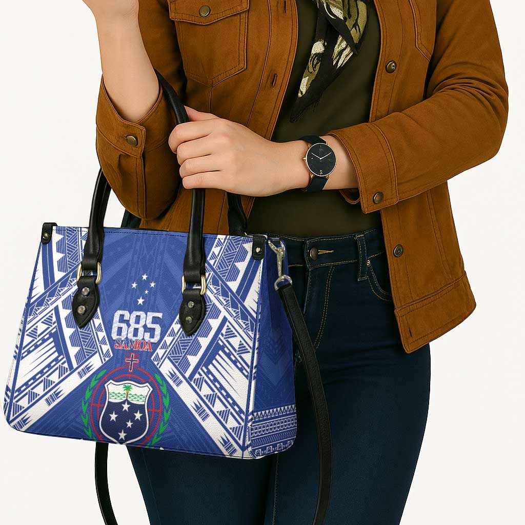 Samoa 685 Leather Bag Samoan Pride Coat Of Arms - Polynesian Pride