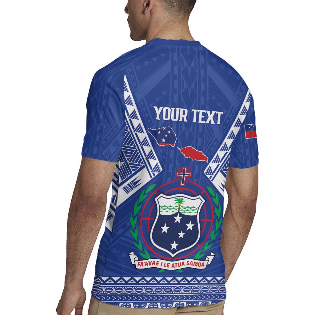 Personalised Samoa 685 Rugby Jersey Samoan Pride Coat Of Arms - Polynesian Pride