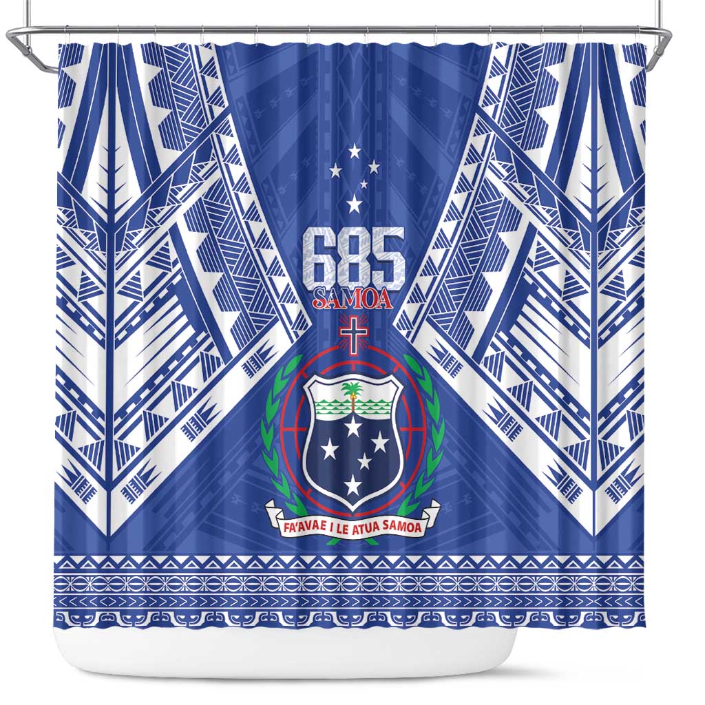 Samoa 685 Shower Curtain Samoan Pride Coat Of Arms - Polynesian Pride