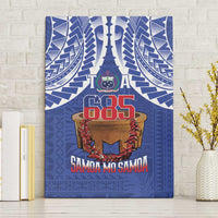 Toa Samoa Rugby Canvas Wall Art 685 Pride Tanoa Ula Fala - Polynesian Pride