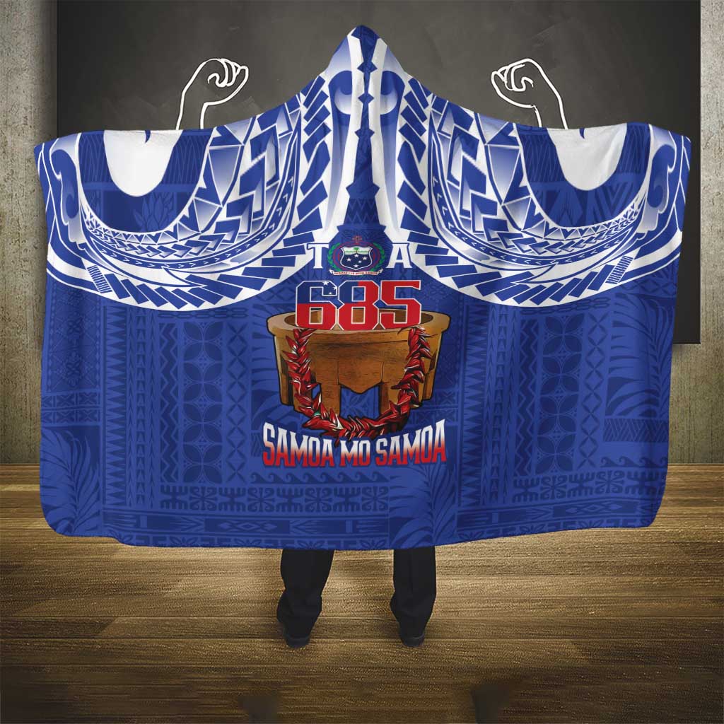 Toa Samoa Rugby Hooded Blanket 685 Pride Tanoa Ula Fala - Polynesian Pride