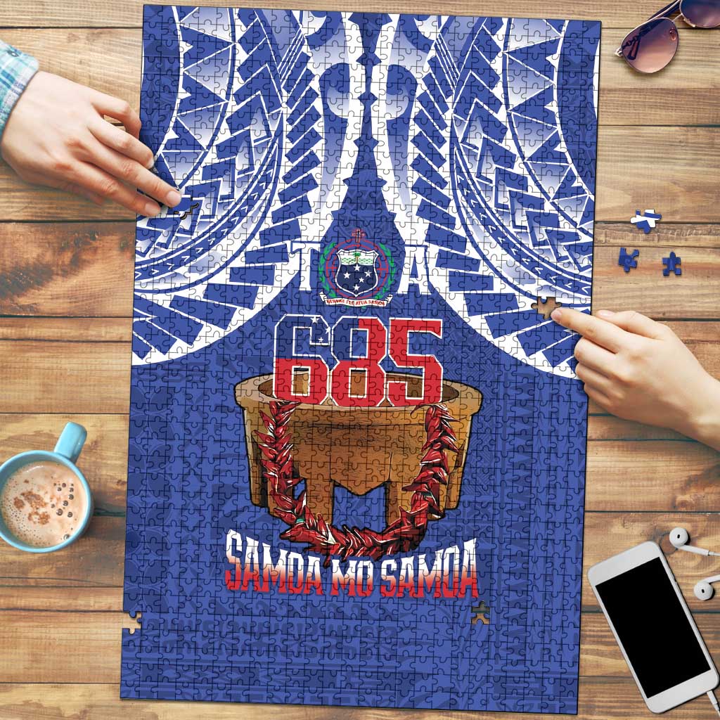 Toa Samoa Rugby Puzzle 685 Pride Tanoa Ula Fala - Polynesian Pride