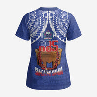 Toa Samoa Rugby Scrub Top 685 Pride Tanoa Ula Fala - Polynesian Pride