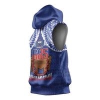 Toa Samoa Rugby Sleeveless Hoodie 685 Pride Tanoa Ula Fala LT14 - Polynesian Pride