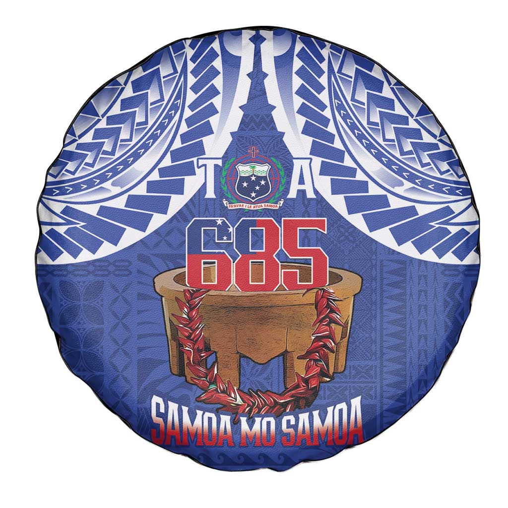 Toa Samoa Rugby Spare Tire Cover 685 Pride Tanoa Ula Fala - Polynesian Pride