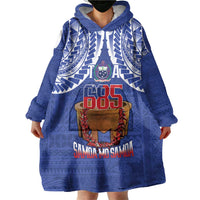 Toa Samoa Rugby Wearable Blanket Hoodie 685 Pride Tanoa Ula Fala LT14 - Polynesian Pride