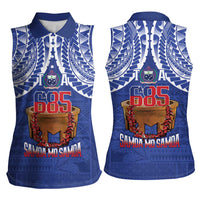 Toa Samoa Rugby Women Sleeveless Polo Shirt 685 Pride Tanoa Ula Fala - Polynesian Pride