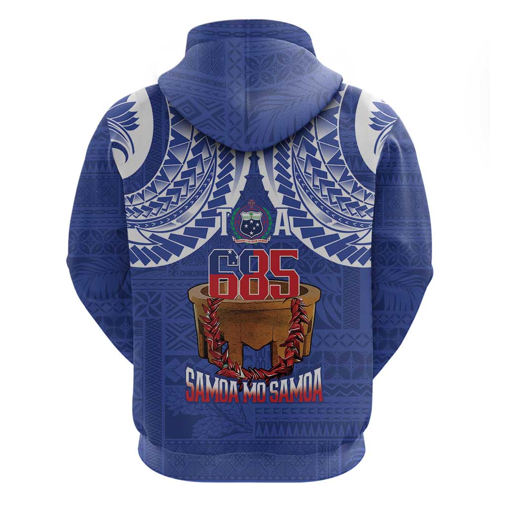 Toa Samoa Rugby Zip Hoodie 685 Pride Tanoa Ula Fala - Polynesian Pride