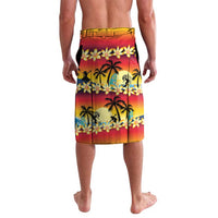 Tropical Islands Sunset Hawaii Lavalava Go Surfing With Hula Girl - Summer Vibes LT14 - Polynesian Pride