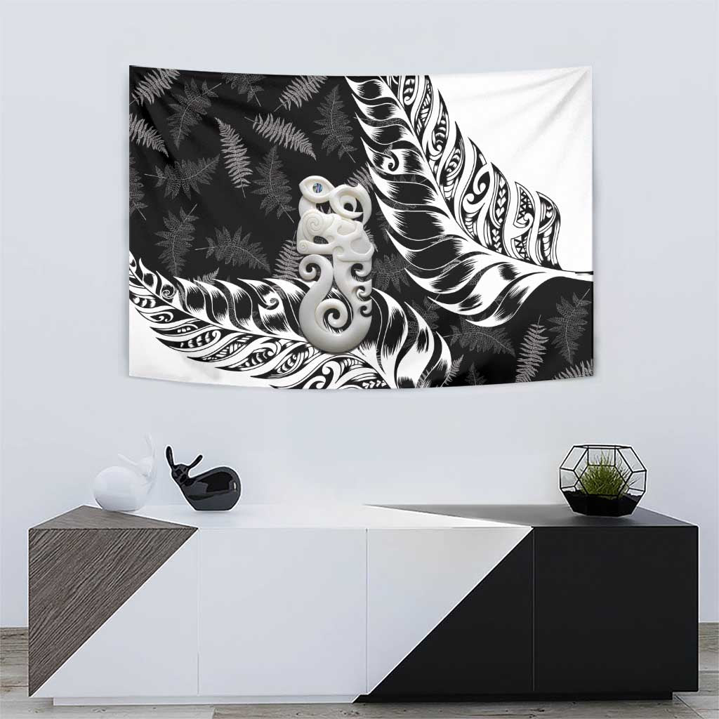 Aotearoa Manaia NZ Maori Silver Fern Tapestry LT14 - Polynesian Pride