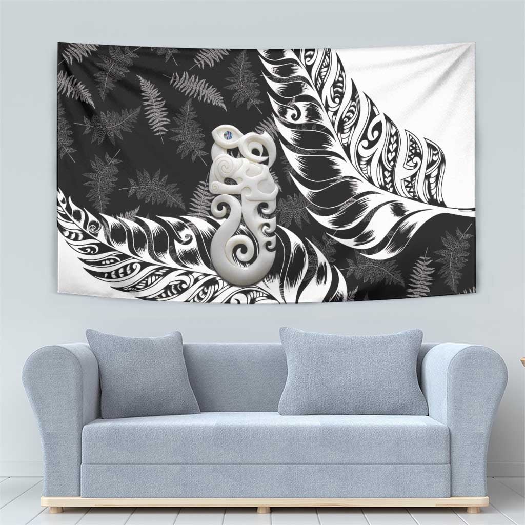 Aotearoa Manaia NZ Maori Silver Fern Tapestry LT14 - Polynesian Pride