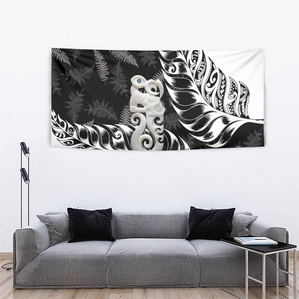 Aotearoa Manaia NZ Maori Silver Fern Tapestry LT14 - Polynesian Pride