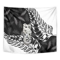 Aotearoa Manaia NZ Maori Silver Fern Tapestry LT14 - Polynesian Pride