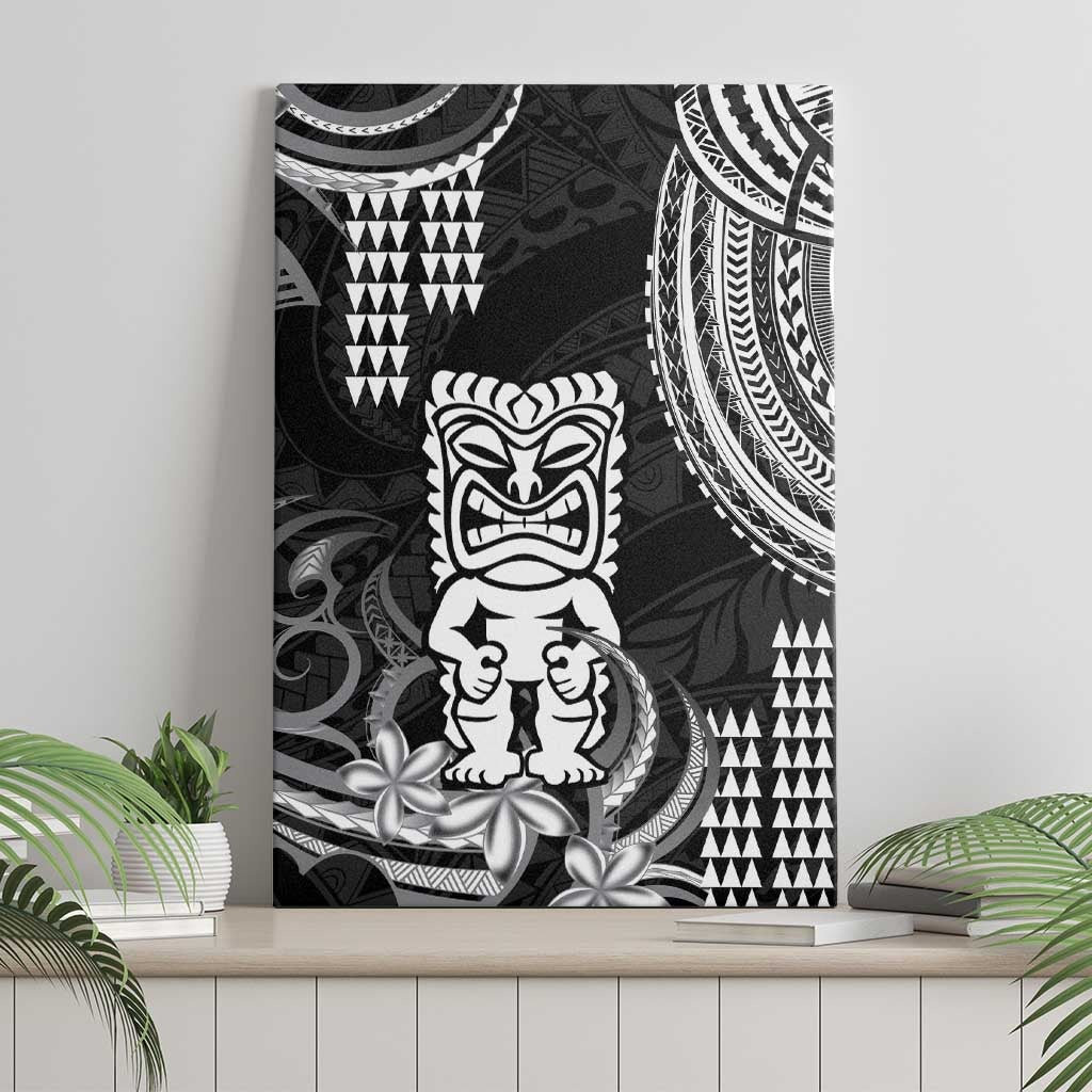 Hawaii Ku God Canvas Wall Art Kakau Mix Polynesian Tattoo