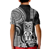 Hawaii Ku God Kid Polo Shirt Kakau Mix Polynesian Tattoo LT14 - Polynesian Pride
