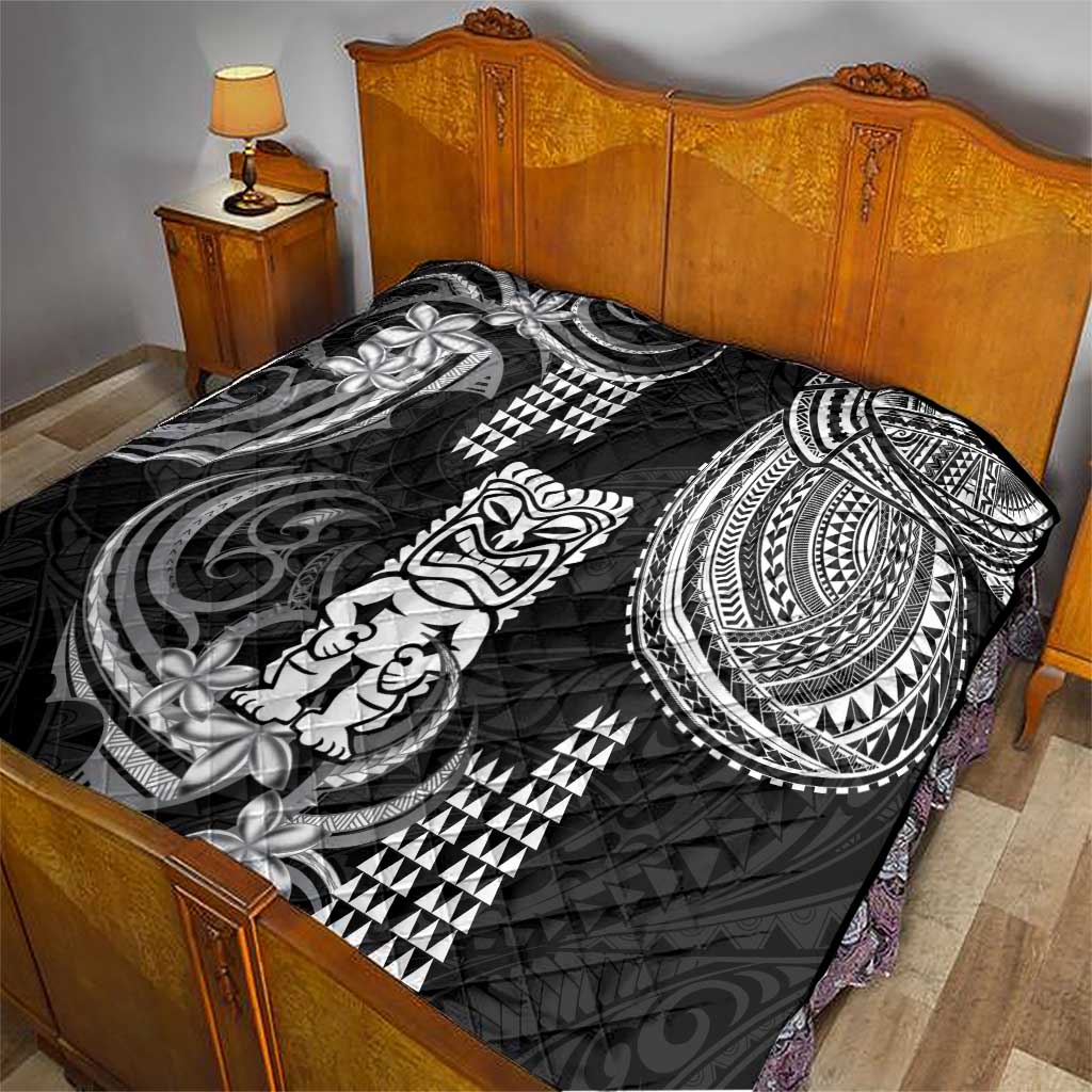 Hawaii Ku God Quilt Kakau Mix Polynesian Tattoo