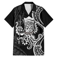 Black Hawaii Kanaloa God Family Matching Mermaid Dress and Hawaiian Shirt Hawaiian Octopus