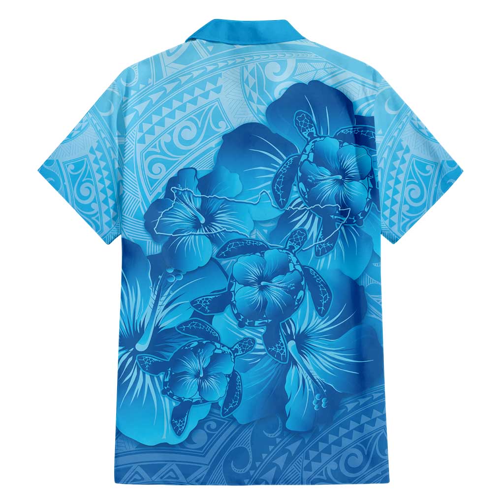 Aloha Hawaii Molokai Island Hawaiian Shirt Hibiscus Tribal Honu Hawaiian Tattoo LT14 - Polynesian Pride