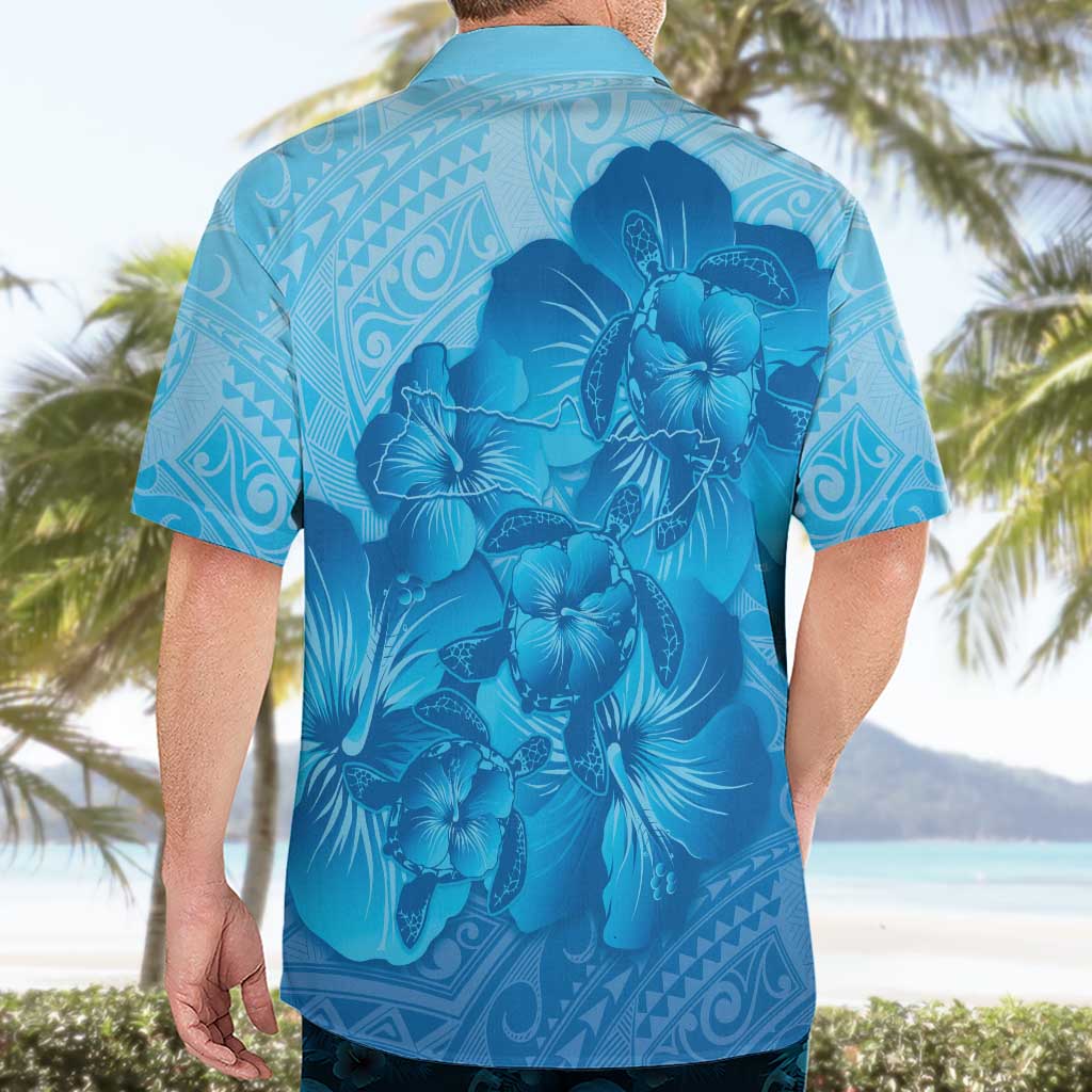 Aloha Hawaii Molokai Island Hawaiian Shirt Hibiscus Tribal Honu Hawaiian Tattoo LT14 - Polynesian Pride