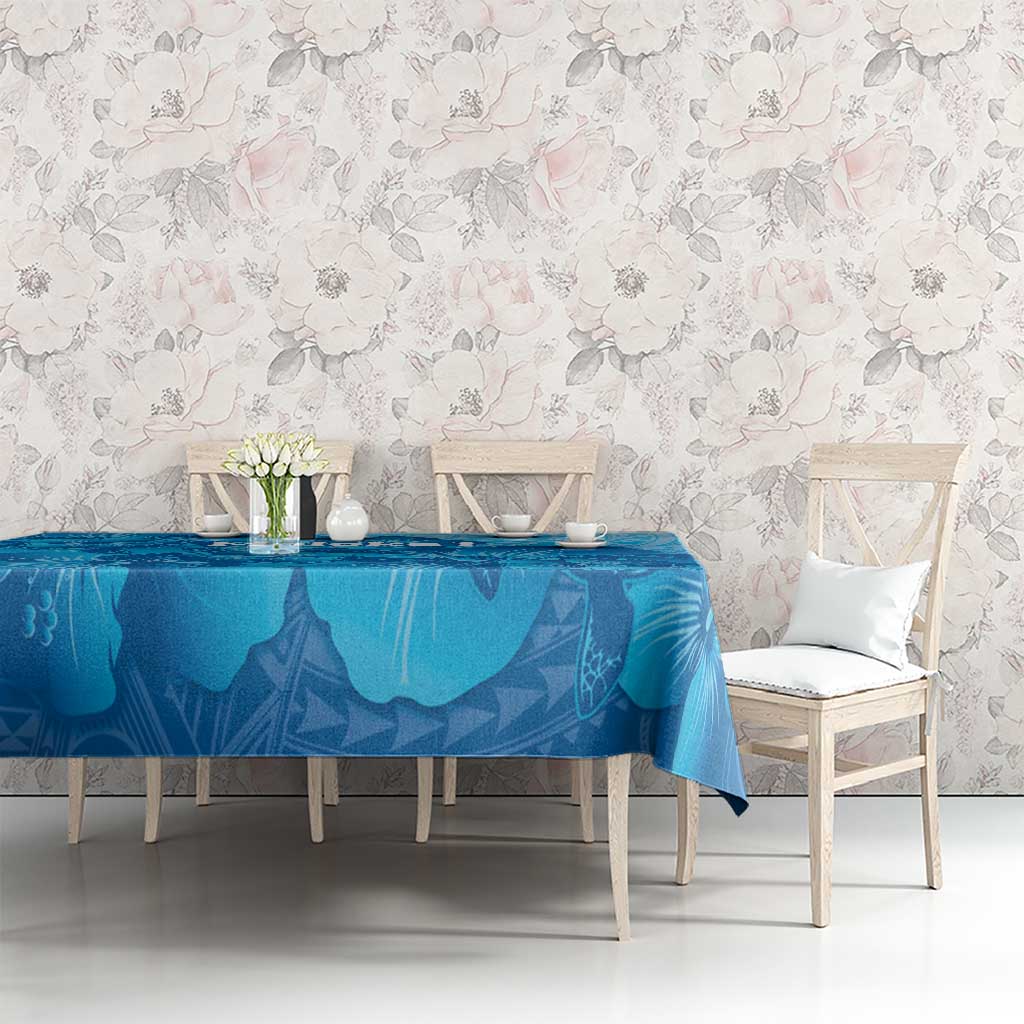 Aloha Hawaii Molokai Island Tablecloth Hibiscus Tribal Honu Hawaiian Tattoo LT14 - Polynesian Pride