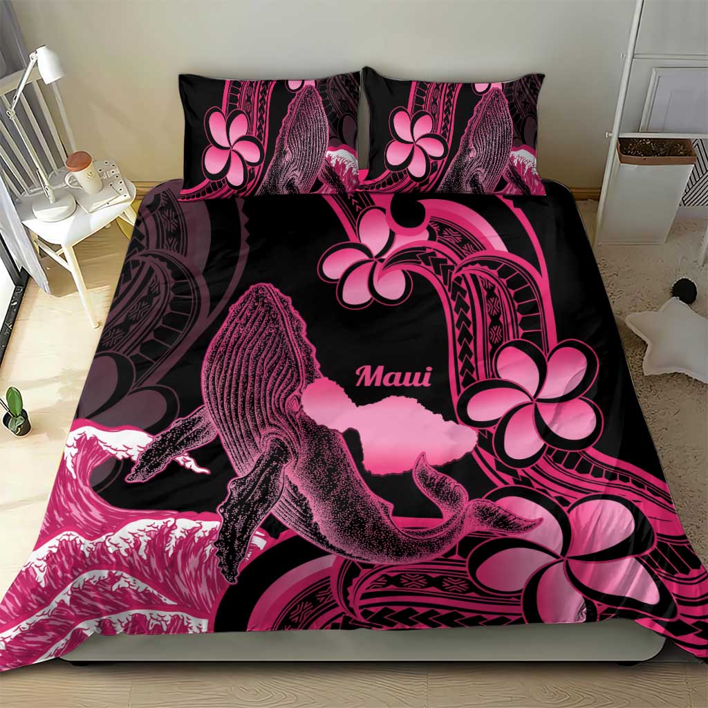Aloha Hawaii Maui Bedding Set Valley Isle Humpback Whale Black LT14 - Polynesian Pride