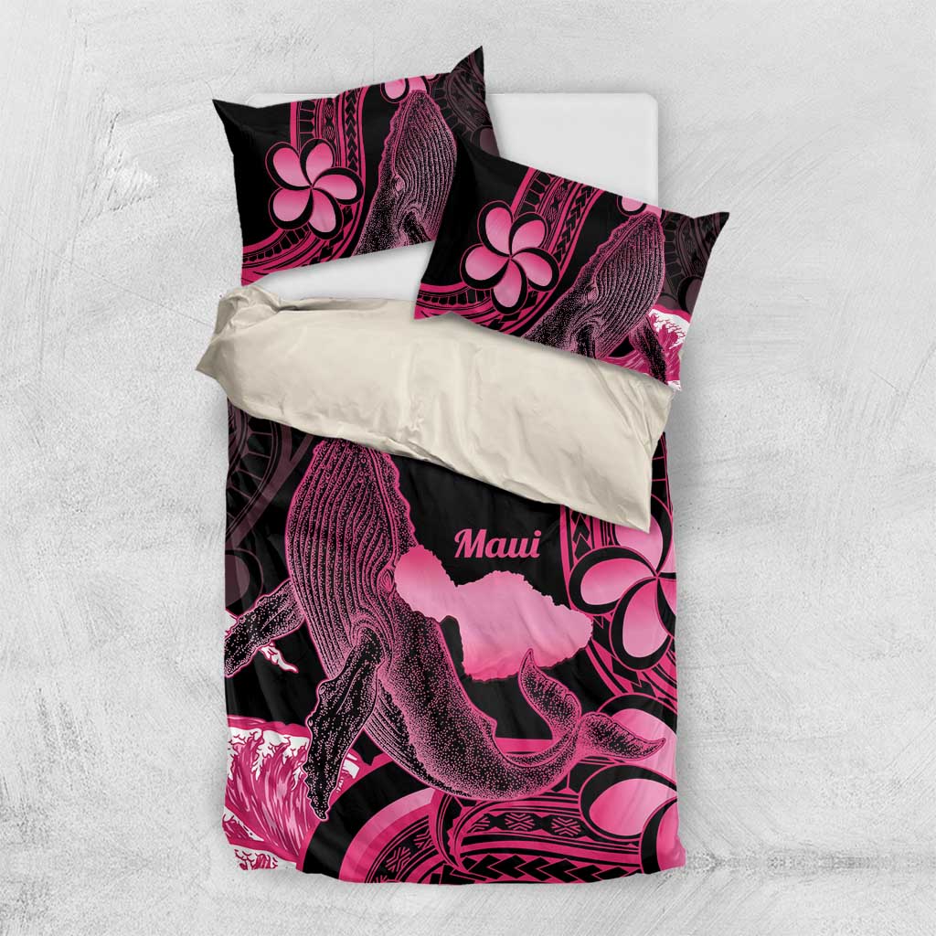 Aloha Hawaii Maui Bedding Set Valley Isle Humpback Whale Black LT14 US Twin 172cm x 218cm Black - Polynesian Pride