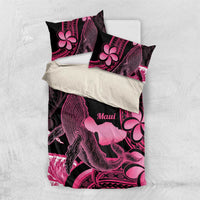 Aloha Hawaii Maui Bedding Set Valley Isle Humpback Whale Black LT14 US Twin 172cm x 218cm Black - Polynesian Pride