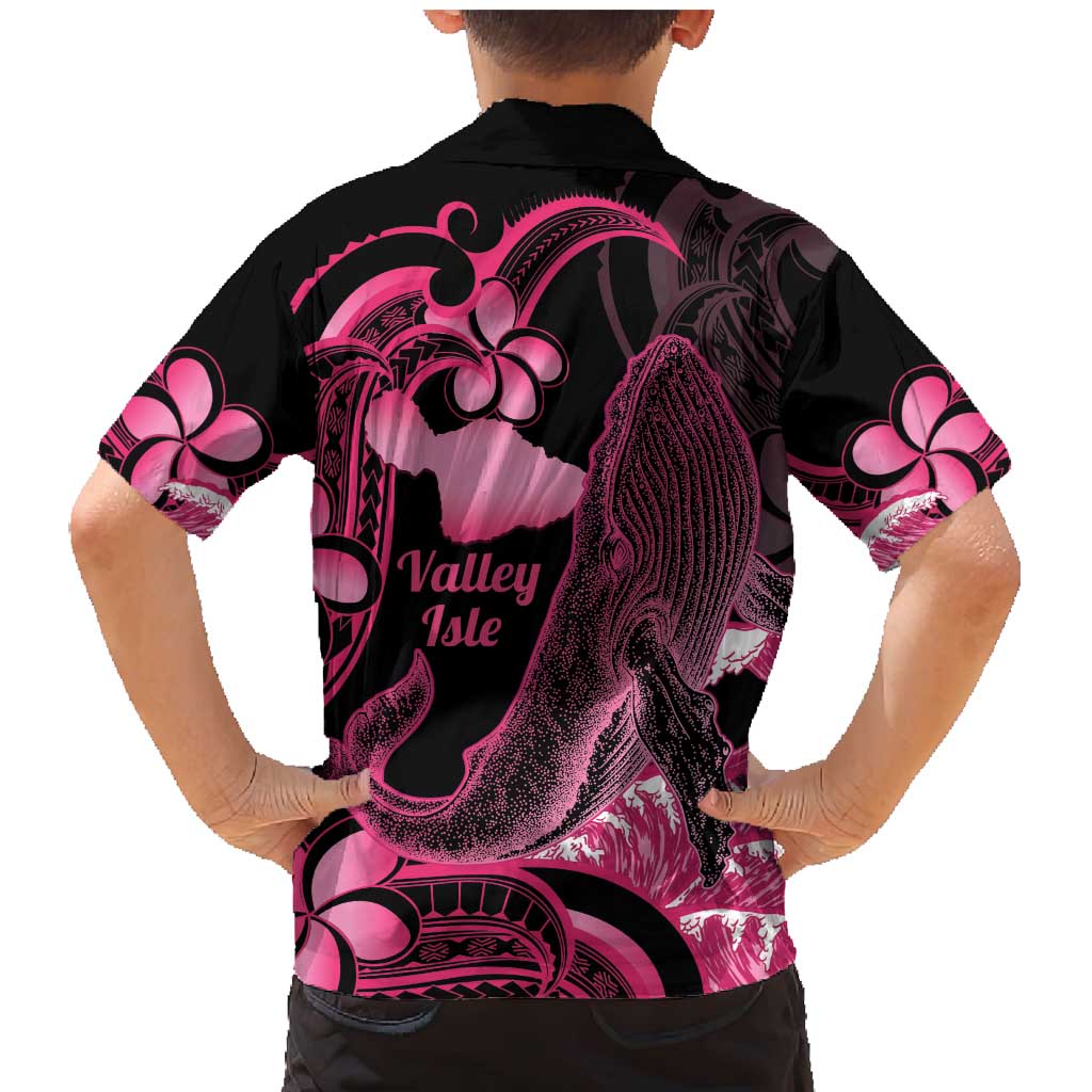 Aloha Hawaii Maui Family Matching Mermaid Dress and Hawaiian Shirt Valley Isle Humpback Whale Black