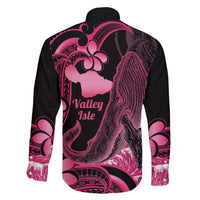 Aloha Hawaii Maui Family Matching Tank Maxi Dress and Hawaiian Shirt Valley Isle Humpback Whale Black