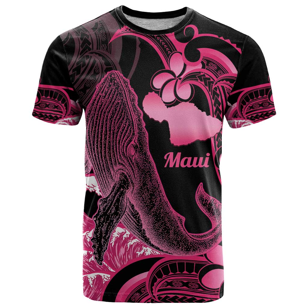 Aloha Hawaii Maui T Shirt Valley Isle Humpback Whale Black