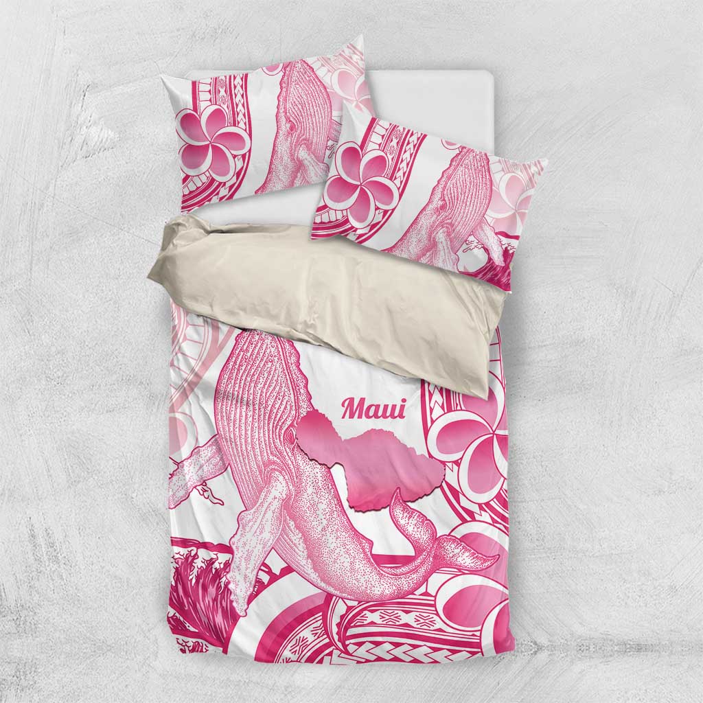 Aloha Hawaii Maui Bedding Set Valley Isle Humpback Whale White LT14 US Twin 172cm x 218cm White - Polynesian Pride