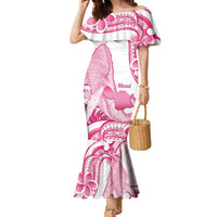 Aloha Hawaii Maui Family Matching Mermaid Dress and Hawaiian Shirt Valley Isle Humpback Whale White