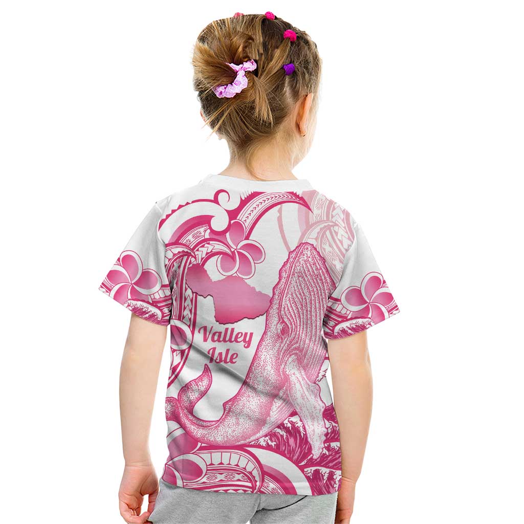 Aloha Hawaii Maui Kid T Shirt Valley Isle Humpback Whale White LT14 - Polynesian Pride