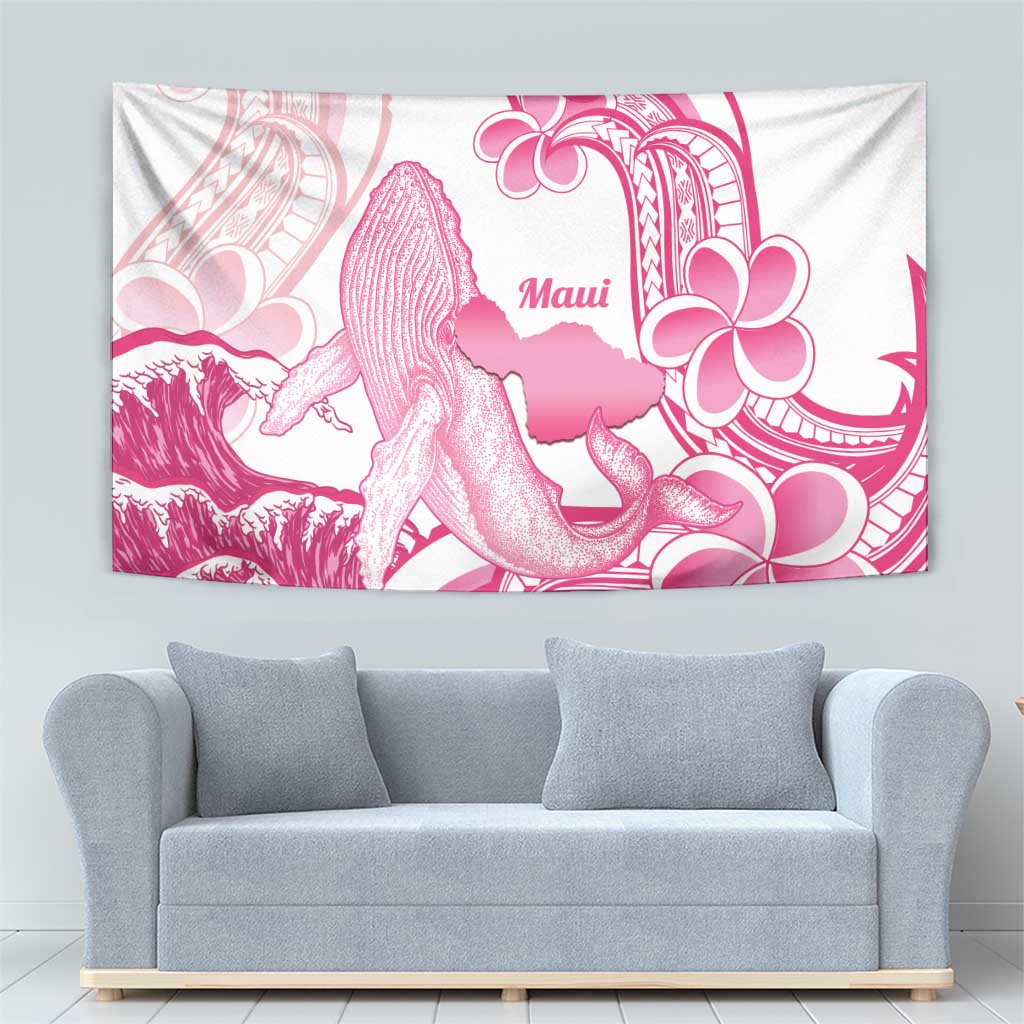 Aloha Hawaii Maui Tapestry Valley Isle Humpback Whale White LT14 - Polynesian Pride