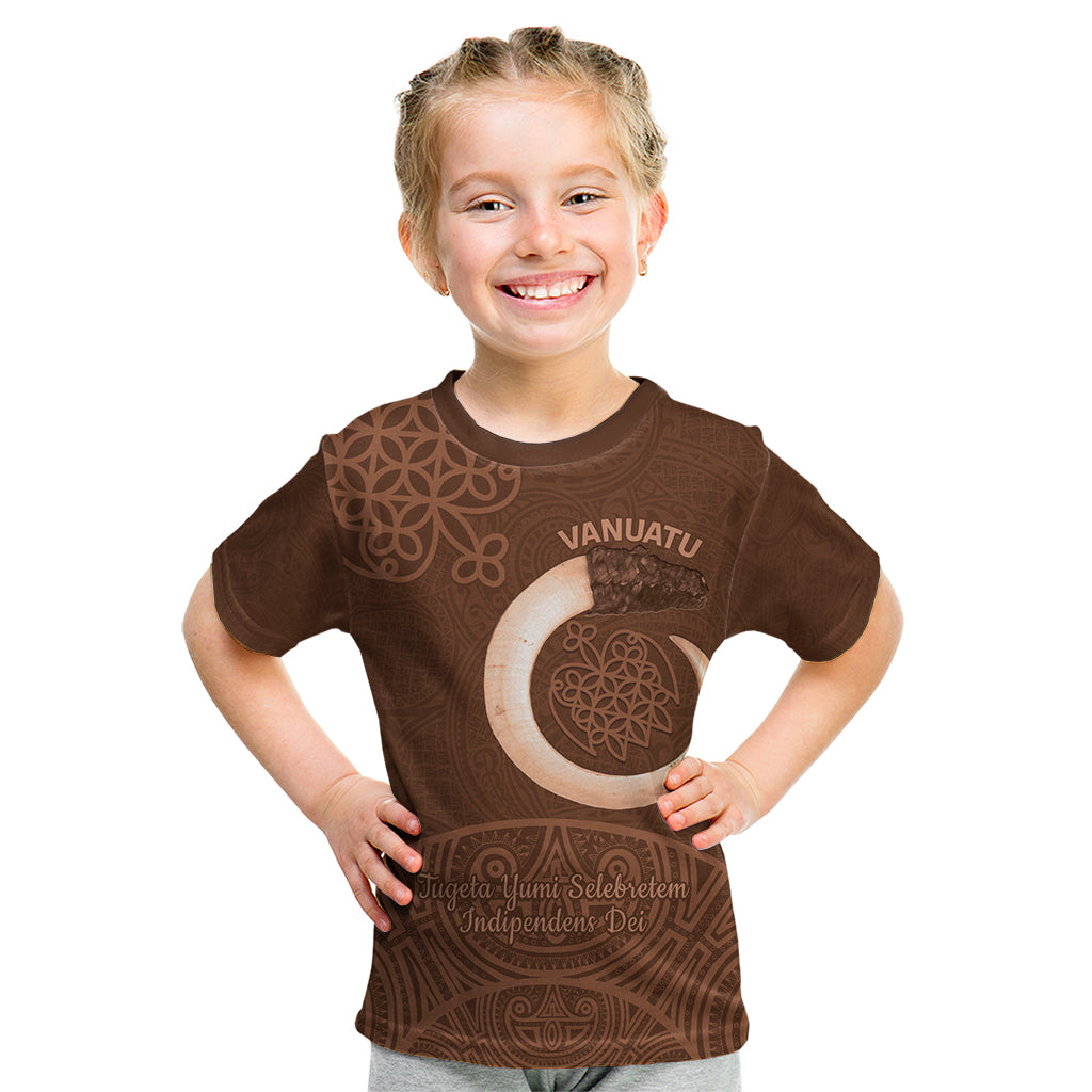 Vanuatu Indipendens Dei Kid T Shirt Yumi 44th Sand Drawing Turtle Mix Lapita
