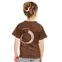 Vanuatu Indipendens Dei Kid T Shirt Yumi 44th Sand Drawing Turtle Mix Lapita