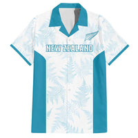 Custom New Zealand Silver Fern Football Family Matching Summer Maxi Dress and Hawaiian Shirt Come On All White