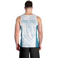 Custom New Zealand Silver Fern Football Men Tank Top Come On All White