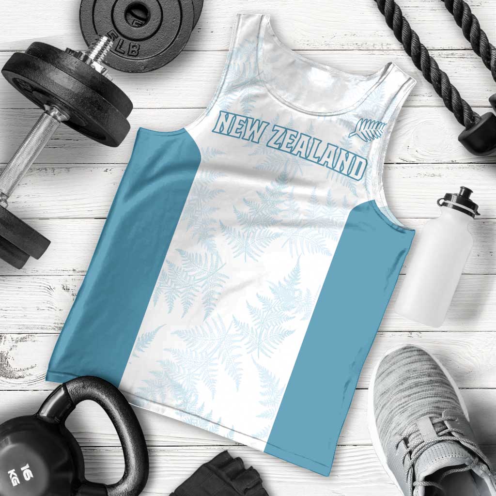 Custom New Zealand Silver Fern Football Men Tank Top Come On All White
