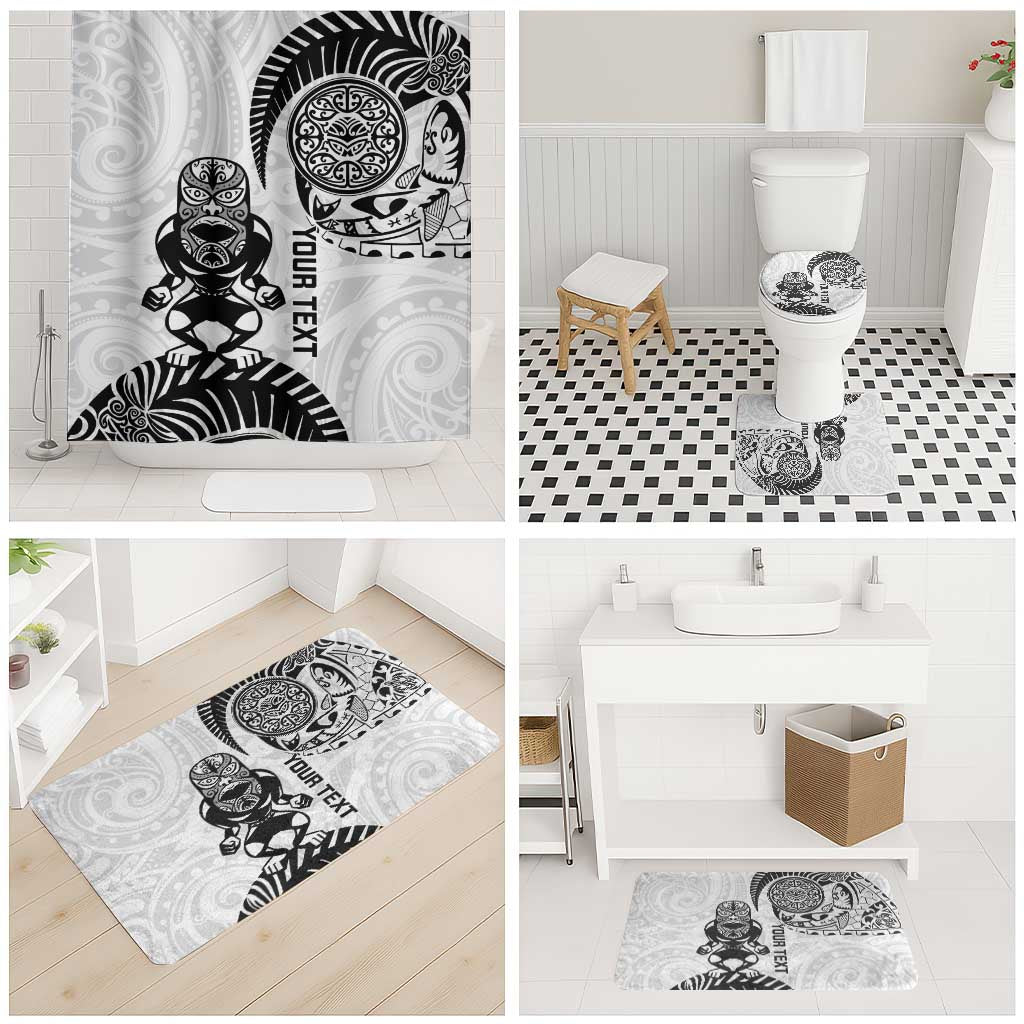 Custom Aotearoa Football Bathroom Set NZ Maori Tiki Go Champions - Polynesian Pride