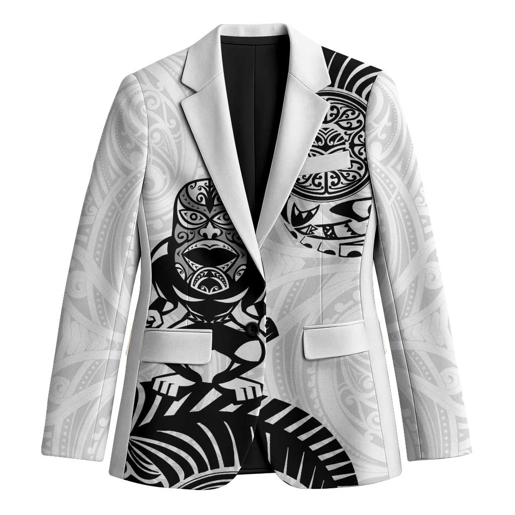 Custom Aotearoa Football Blazer NZ Maori Tiki Go Champions - Polynesian Pride