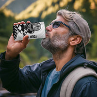 Custom Aotearoa Football 4 in 1 Can Cooler Tumbler NZ Maori Tiki Go Champions