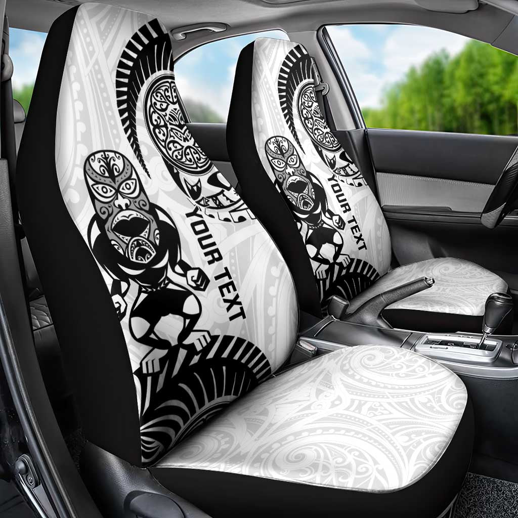 Custom Aotearoa Football Car Seat Cover NZ Maori Tiki Go Champions