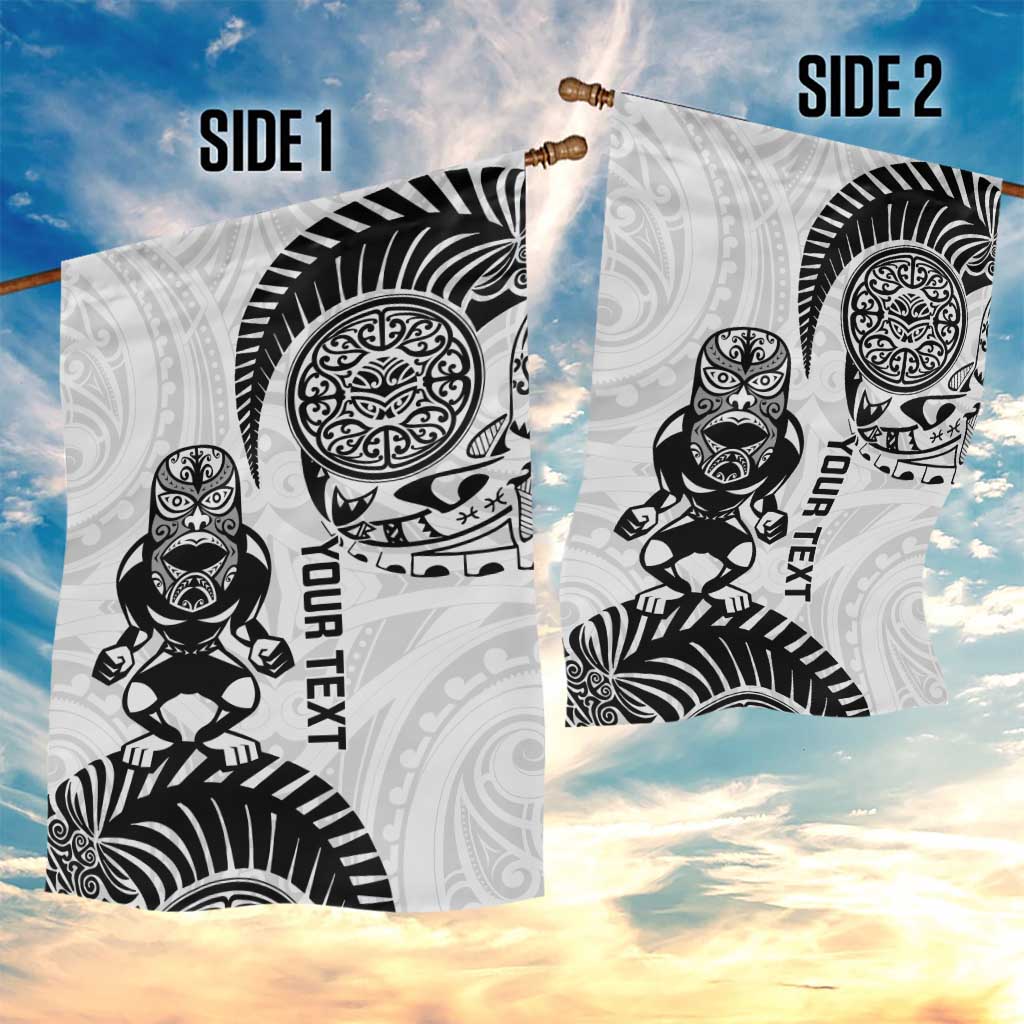 Custom Aotearoa Football Garden Flag NZ Maori Tiki Go Champions