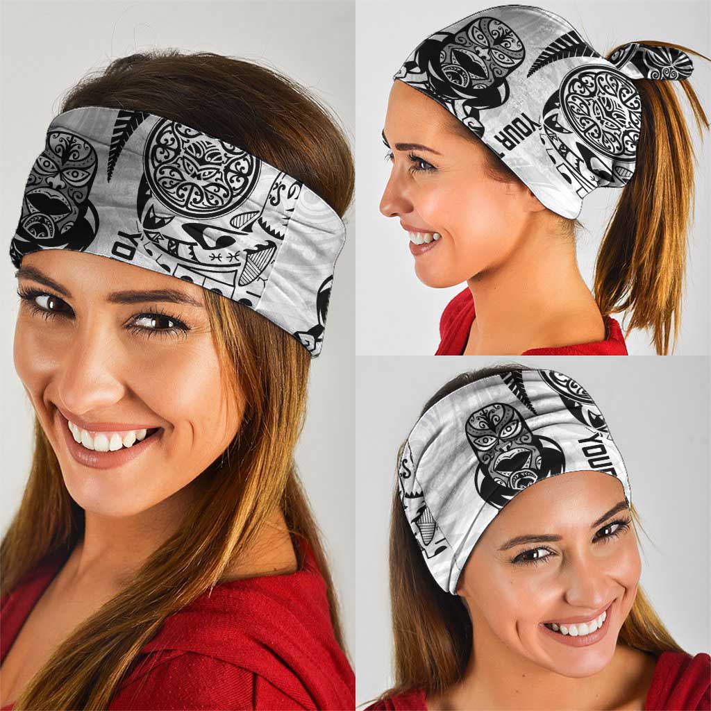 Custom Aotearoa Football Neck Gaiter NZ Maori Tiki Go Champions - Polynesian Pride