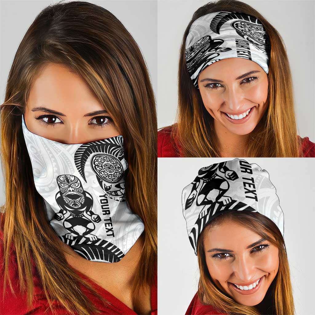 Custom Aotearoa Football Neck Gaiter NZ Maori Tiki Go Champions - Polynesian Pride